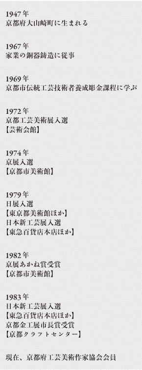 錫作家・小泉均の経歴