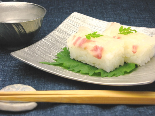 錫製和食器【蝋線角皿】作家「小泉均」